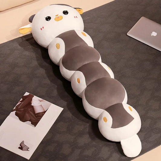 Peluche vache câlino-longue