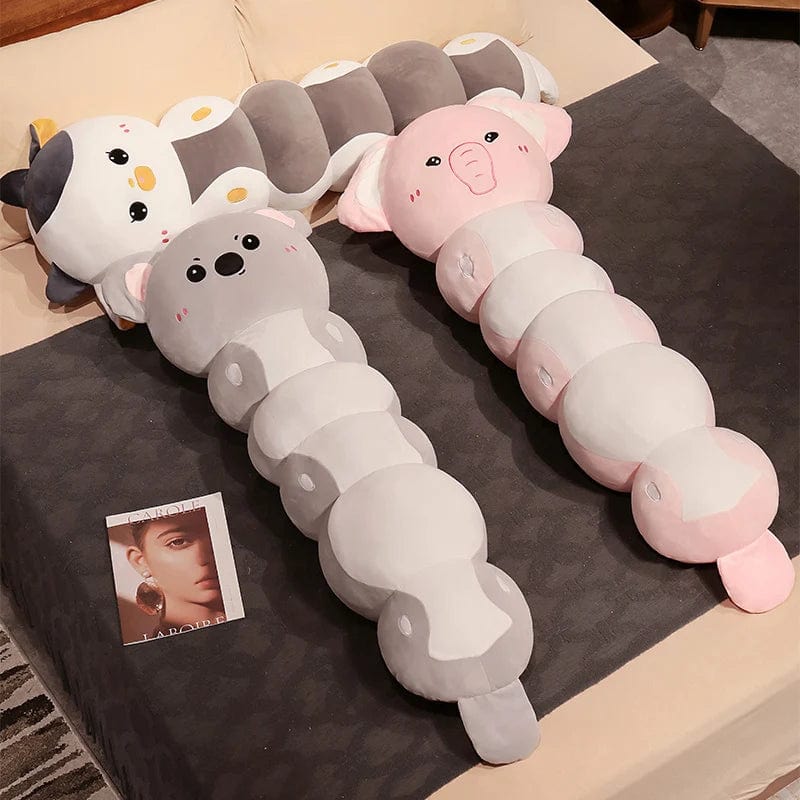 Peluche vache câlino-longue