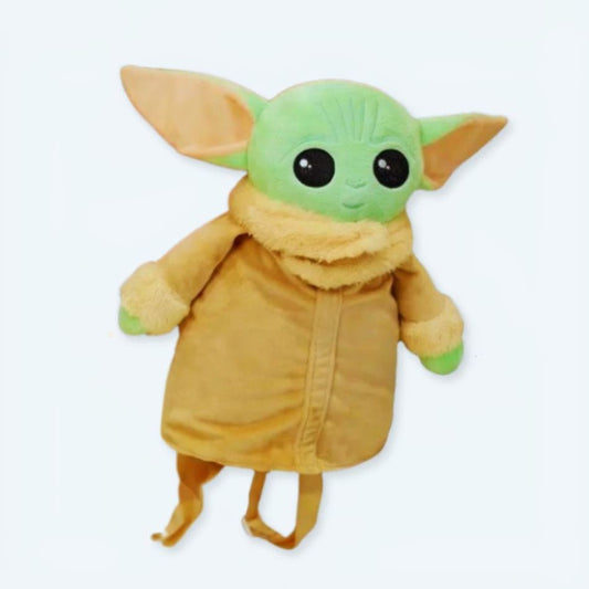 Peluche Yoda sac à dos vert doux pour enfant Star Wars