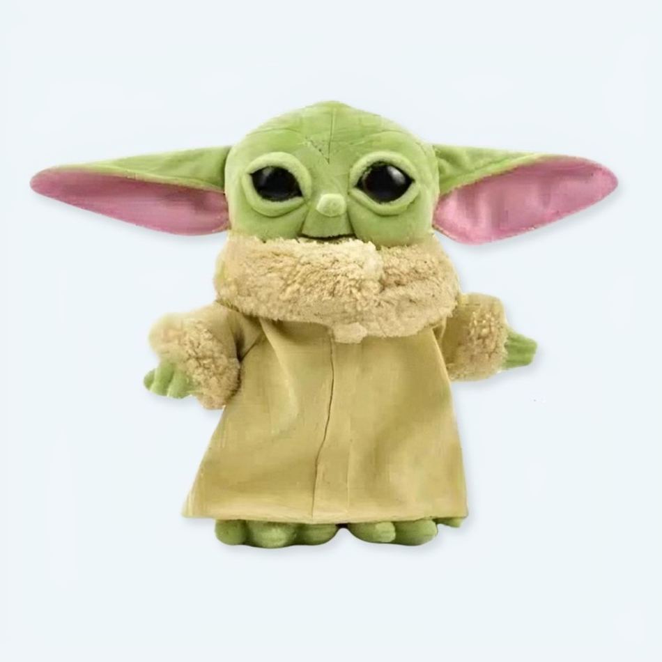 Peluche Yoda vert galactique, 20cm doux et câlin